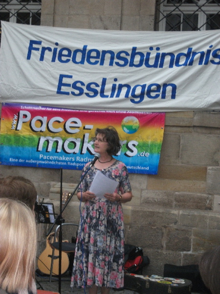 Margit Sandig vom Friedensbündnis